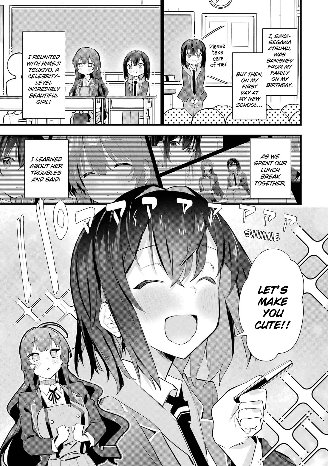 After Being Banished from the Celebrity Family I Supported Behind the Scenes, All I Want Is to Enjoy a Normal Life. Chapter 8 page 1 - Chapter 8: Let's Make You Cute!