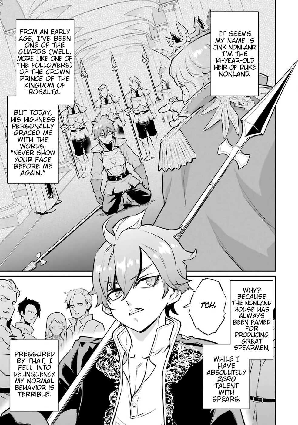 After Being Deported From The Country, I Became the 4th Enchanter in the World! Chapter 1 page 5 - Chapter 1: Exiled right off the bat?! You've gotta be kidding!