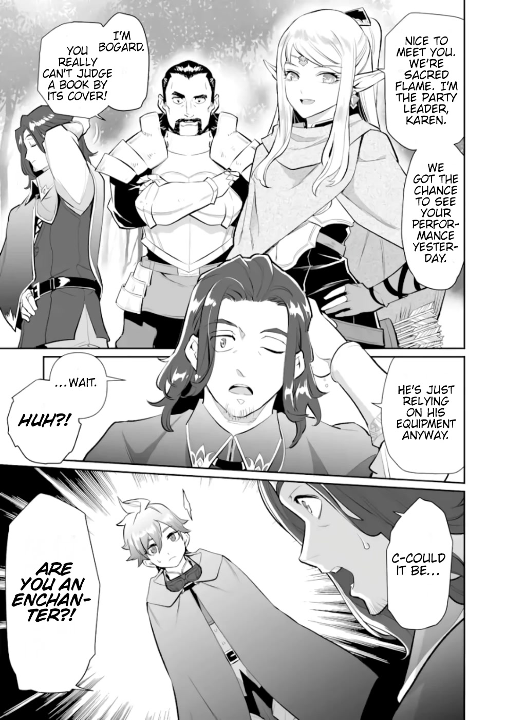 After Being Deported From The Country, I Became the 4th Enchanter in the World! Chapter 3 page 10 - Chapter 3: A-Rank Party, Sacred Flame