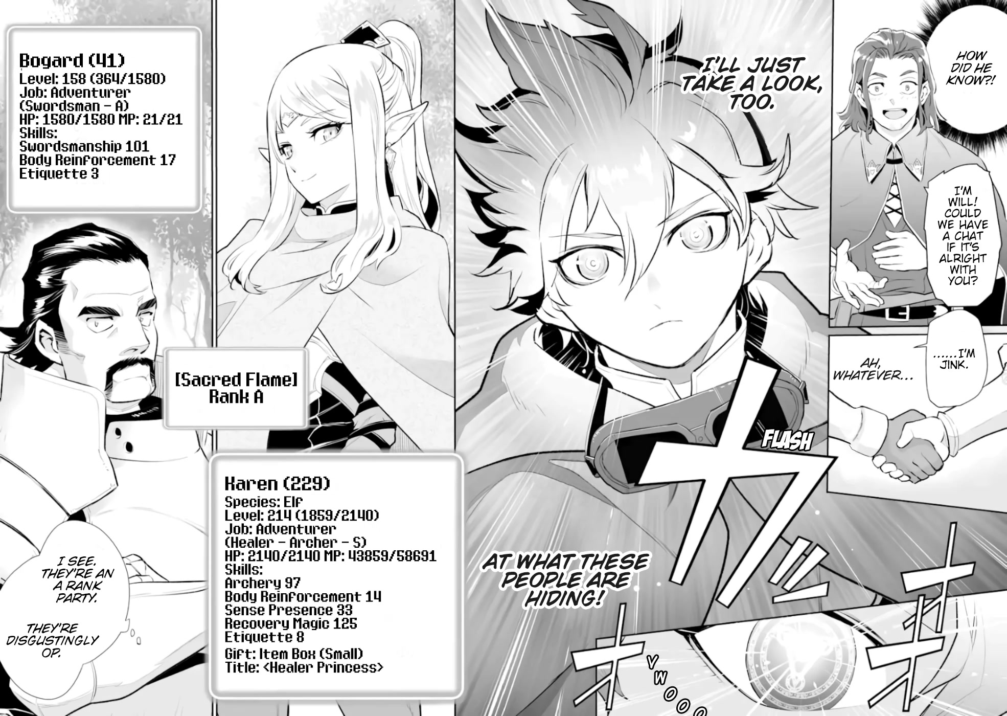 After Being Deported From The Country, I Became the 4th Enchanter in the World! Chapter 3 page 11 - Chapter 3: A-Rank Party, Sacred Flame