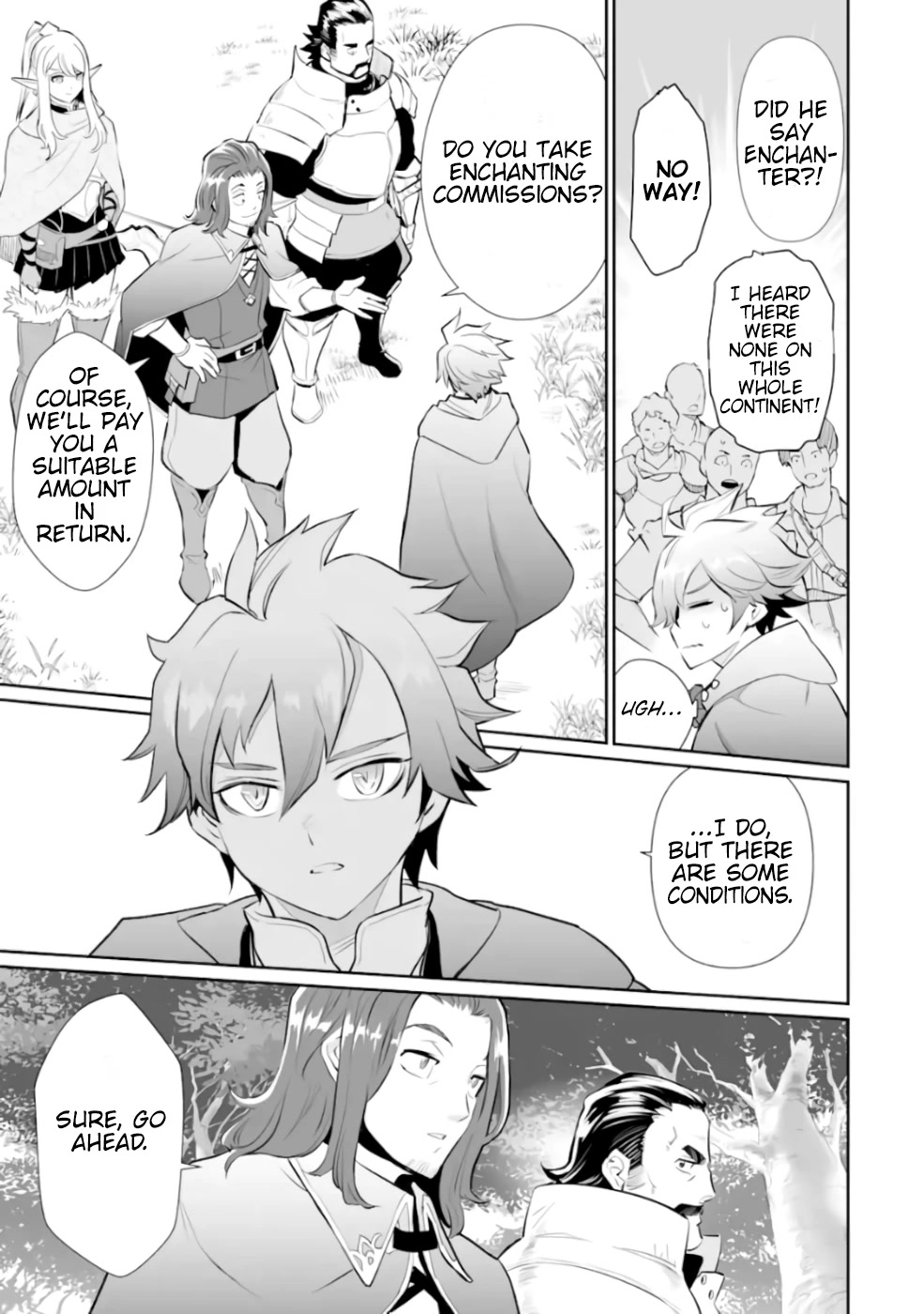 After Being Deported From The Country, I Became the 4th Enchanter in the World! Chapter 3 page 13 - Chapter 3: A-Rank Party, Sacred Flame