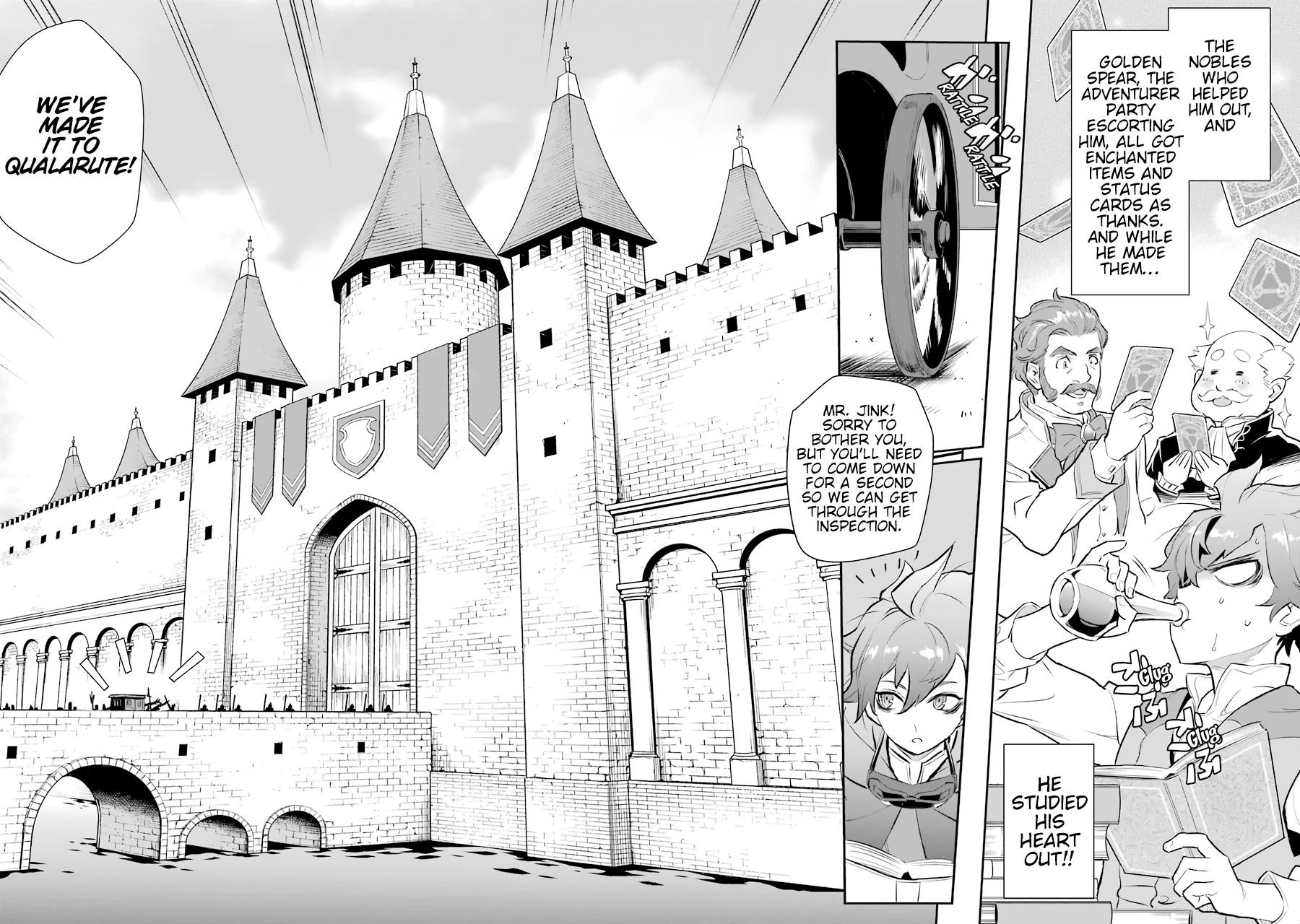 After Being Deported From The Country, I Became the 4th Enchanter in the World! Chapter 6 page 24 - Chapter 6: It seems the enchanter caught some eyes in Quall.