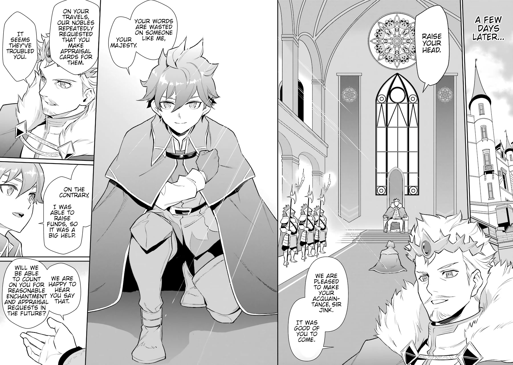 After Being Deported From The Country, I Became the 4th Enchanter in the World! Chapter 8 page 14 - Chapter 8: An Audience with the King.