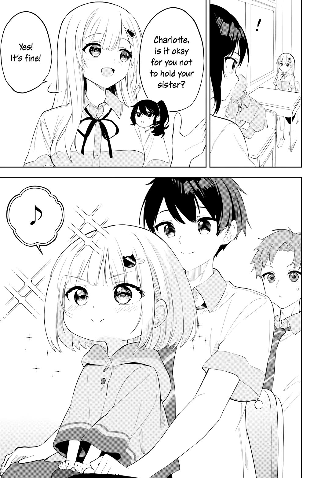 After Coincidentally Saving the New Transfer Student's Little Sister, We Gradually Grew Closer Chapter 34 page 15 - Chapter 34
