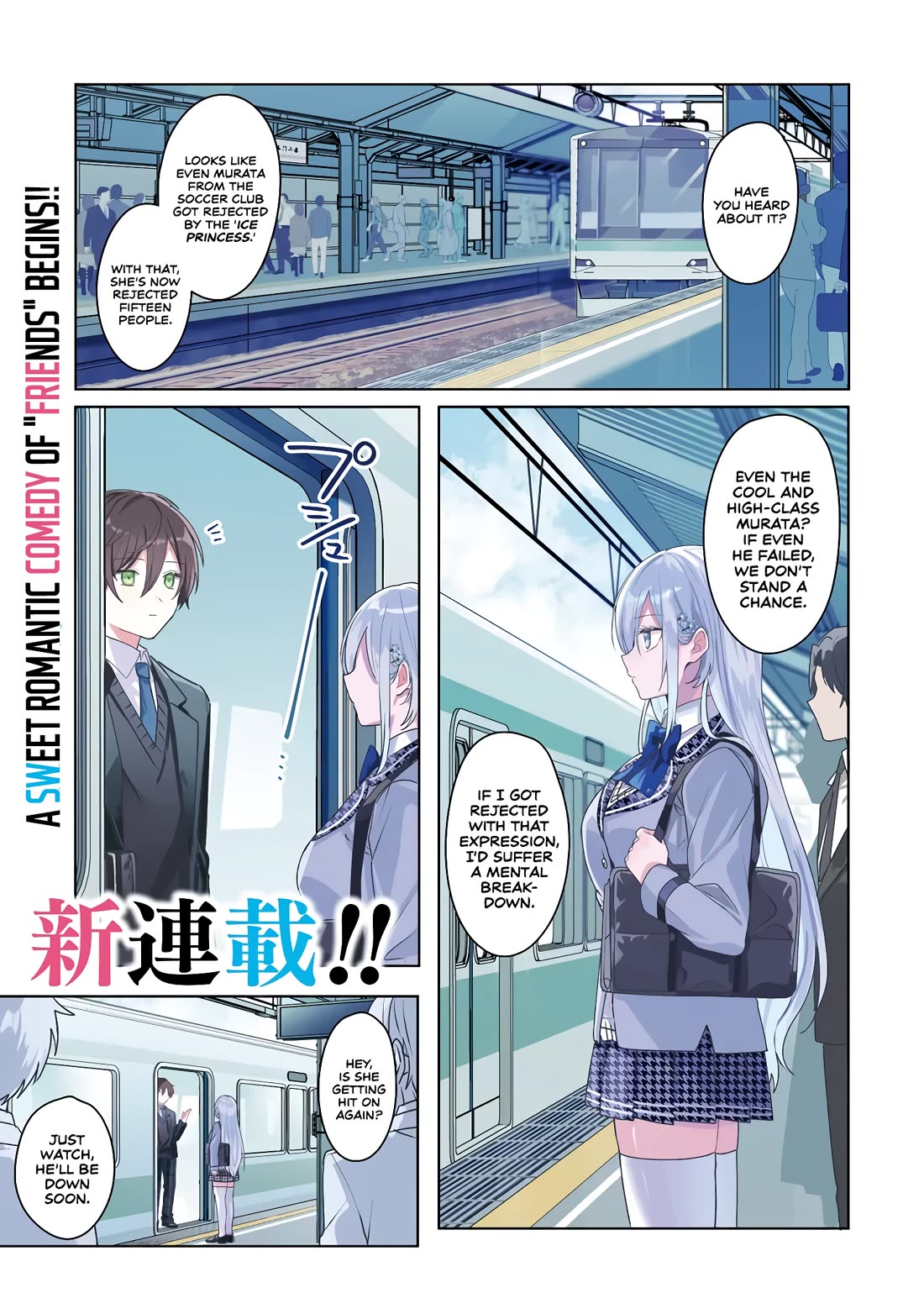 After Helping the “Ice Princess” From Another School, I Decided to Start as a Friend Chapter 1 page 1 - Chapter 1