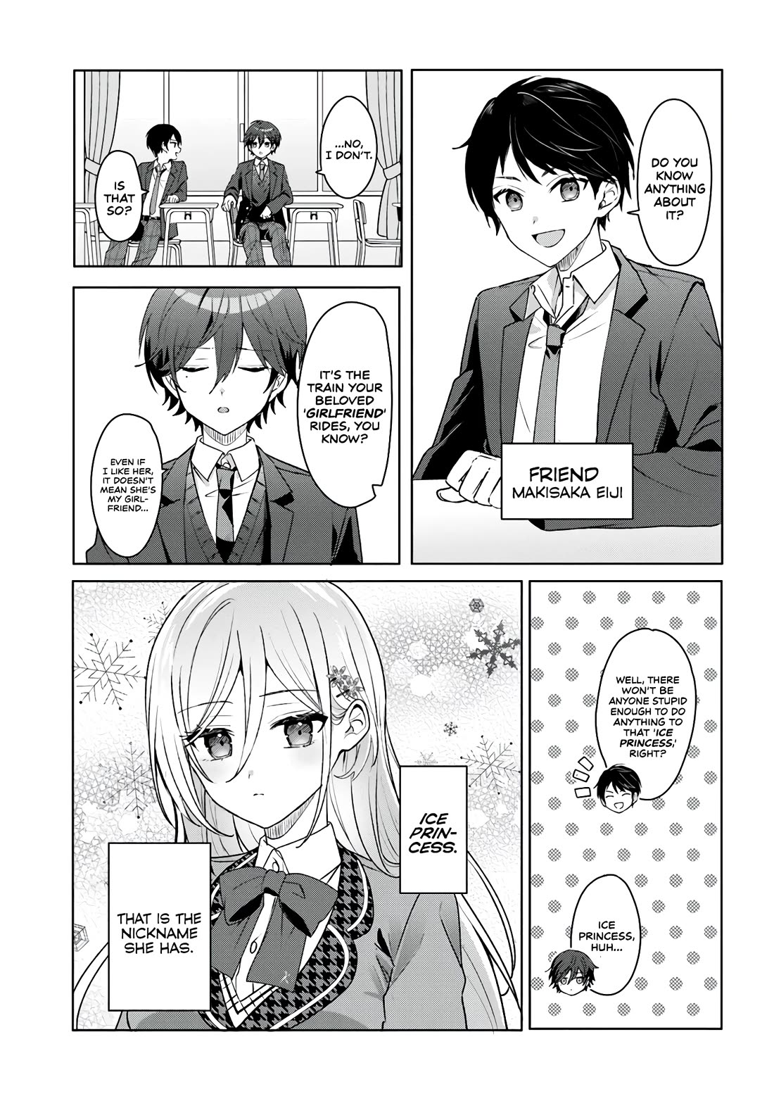 After Helping the “Ice Princess” From Another School, I Decided to Start as a Friend Chapter 1 page 11 - Chapter 1