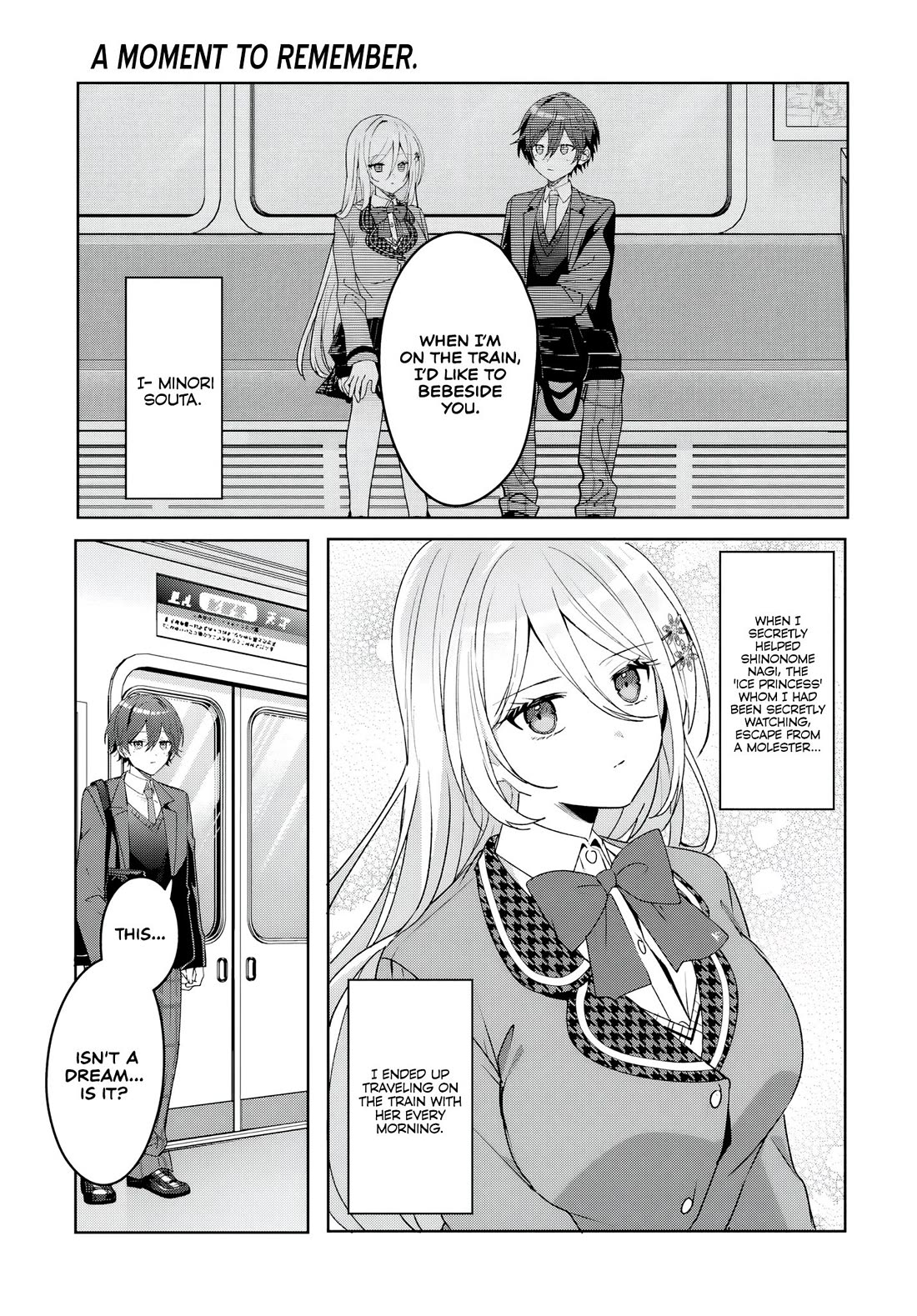 After Helping the “Ice Princess” From Another School, I Decided to Start as a Friend Chapter 2 page 1 - Chapter 2