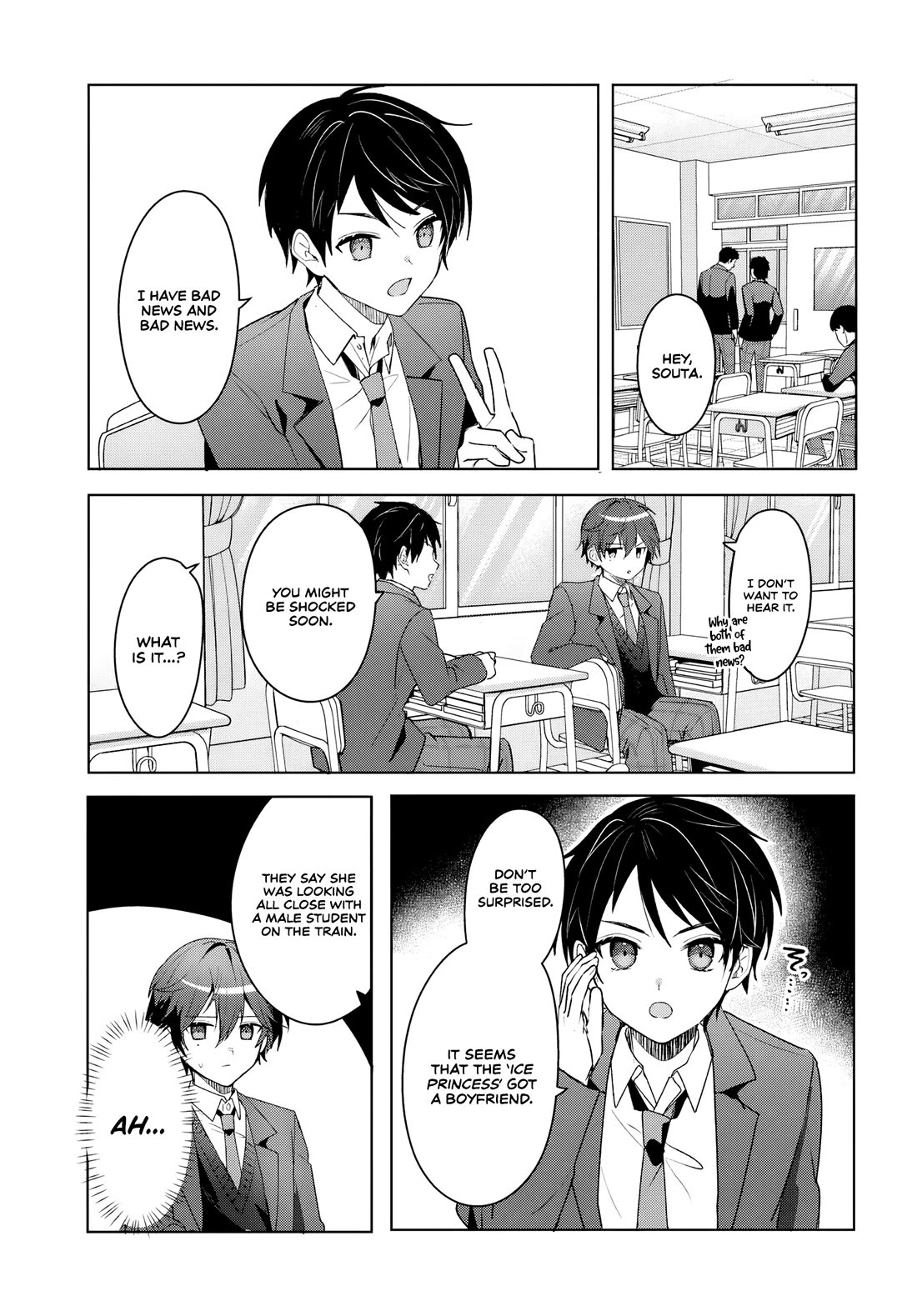After Helping the “Ice Princess” From Another School, I Decided to Start as a Friend Chapter 4 page 1 - Chapter 4