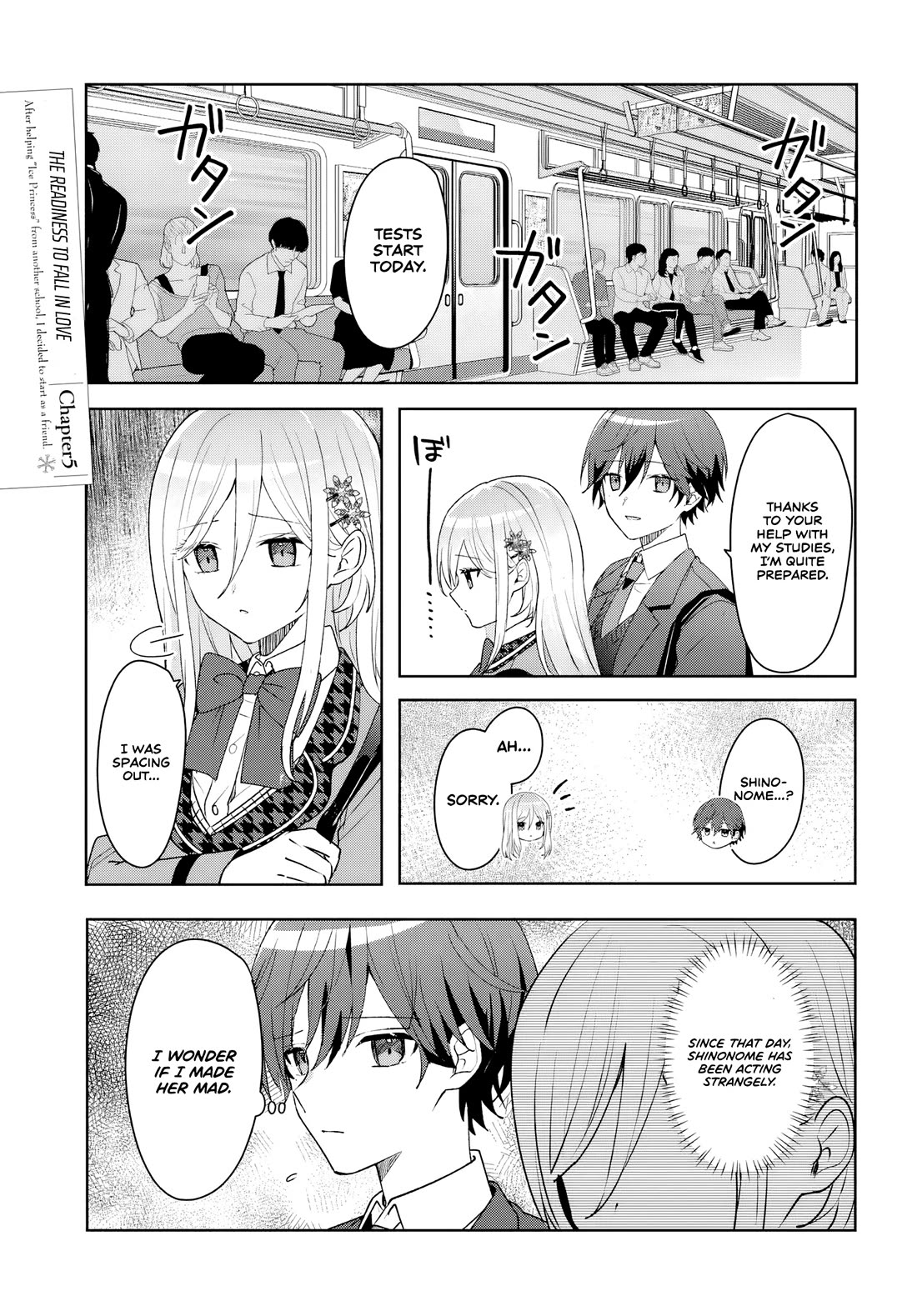 After Helping the “Ice Princess” From Another School, I Decided to Start as a Friend Chapter 5 page 3 - Chapter 5: The Readiness to Fall in Love