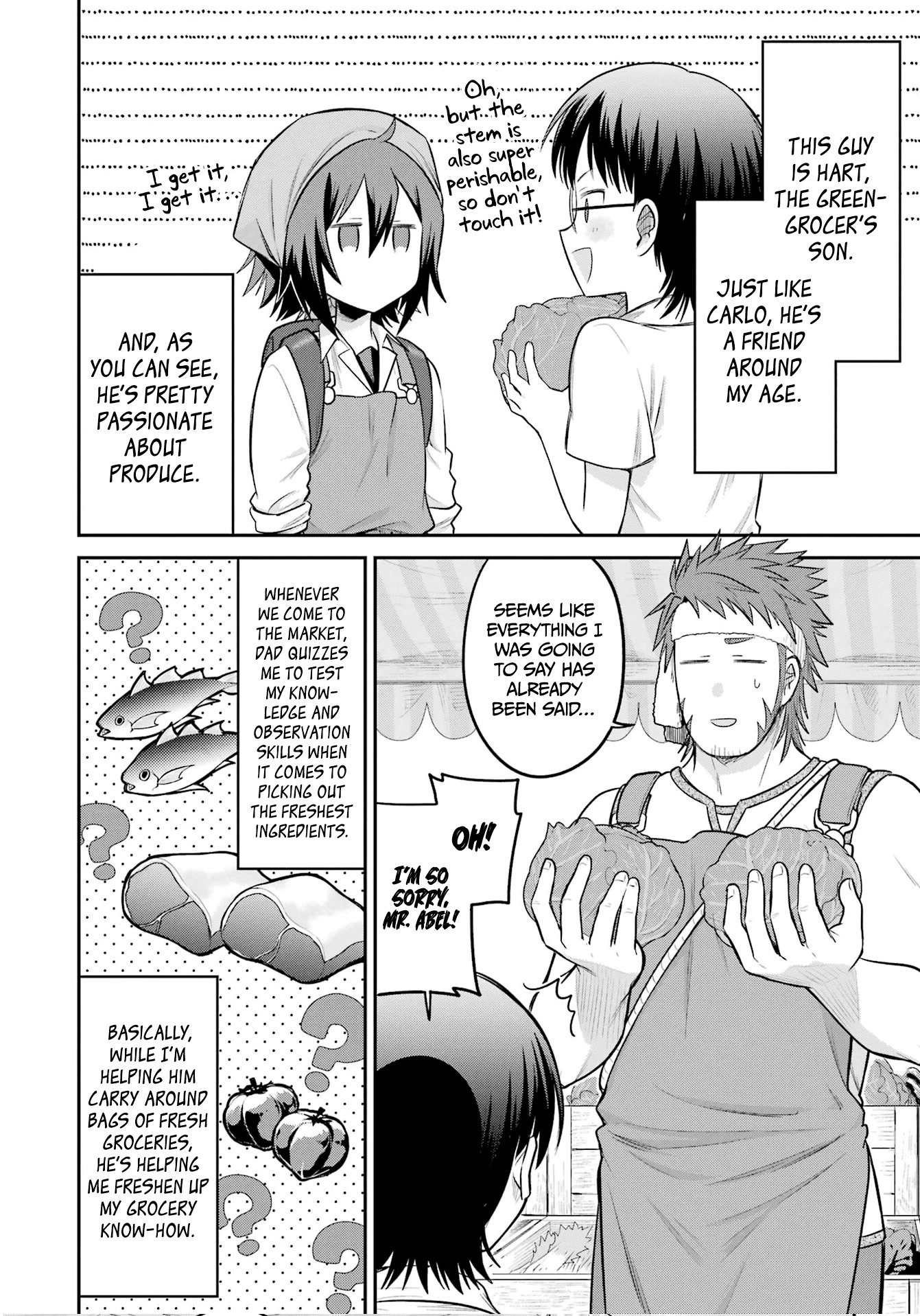 After Reincarnating, I Became the Son of Inkeepers Chapter 10 page 5 - Chapter 10: The Greengrocer's Son