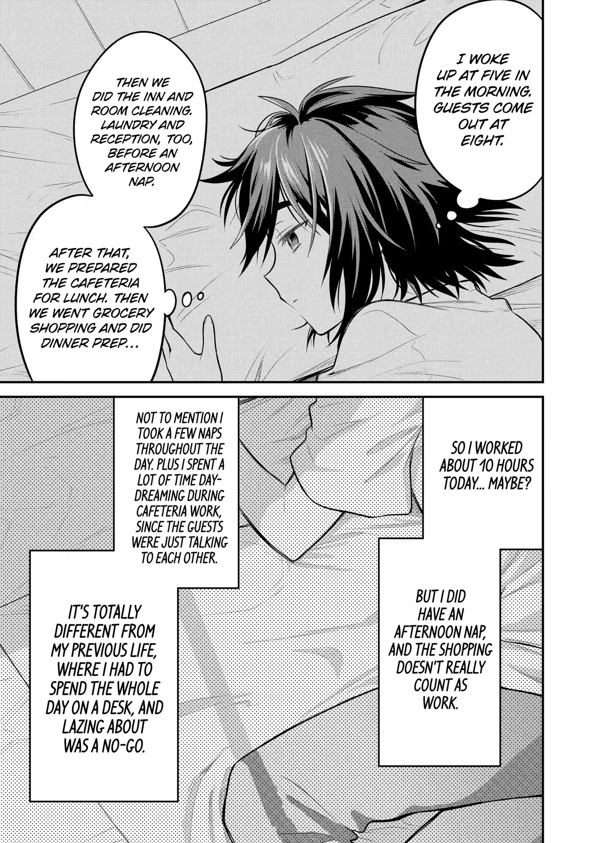 After Reincarnating, I Became the Son of Inkeepers Chapter 11 page 31 - Chapter 11: The Theater Apprentice and the Butterfly of Dusk
