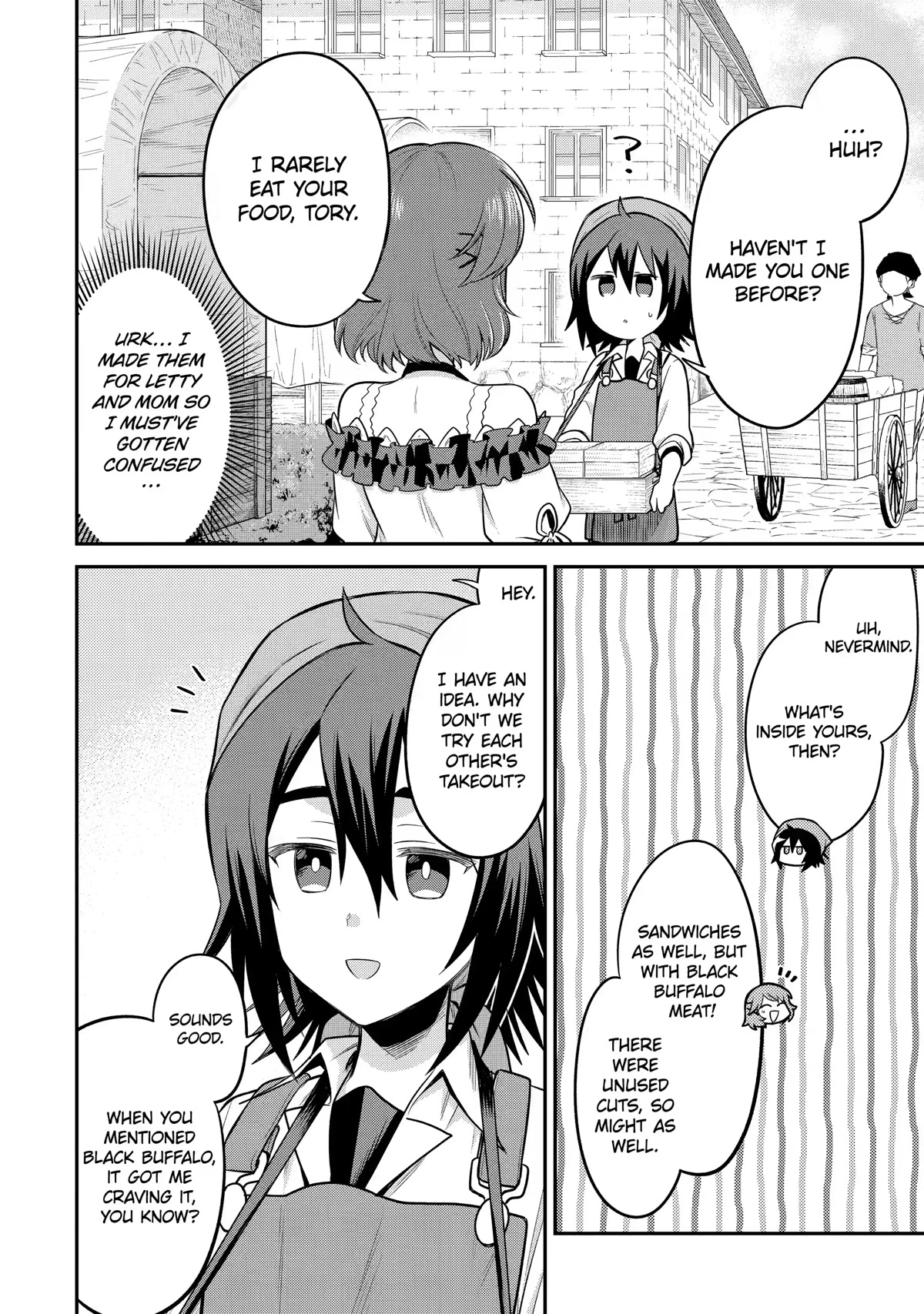 After Reincarnating, I Became the Son of Inkeepers Chapter 12 page 12 - Chapter 12: Hamburg Sandwich