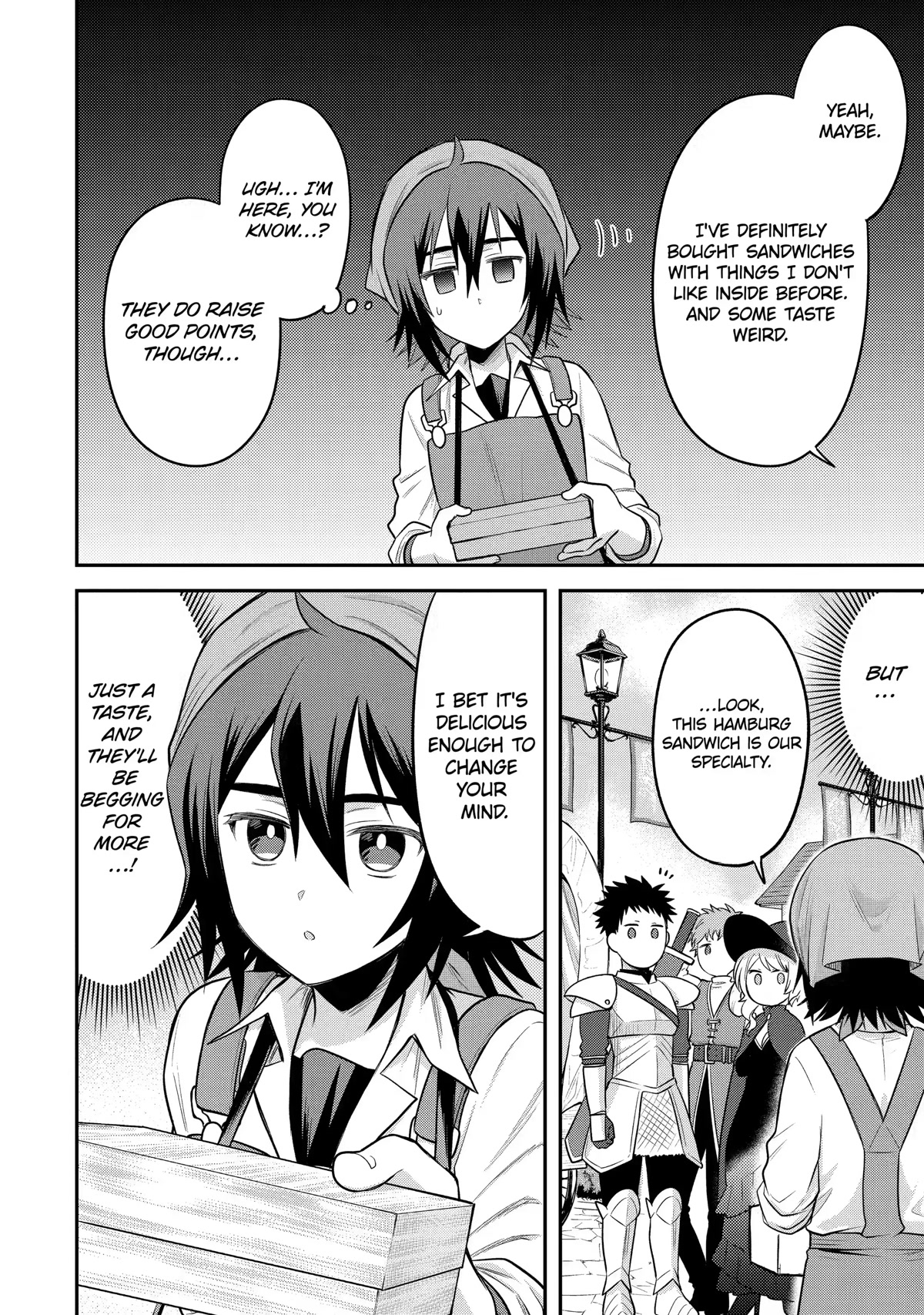 After Reincarnating, I Became the Son of Inkeepers Chapter 12 page 18 - Chapter 12: Hamburg Sandwich
