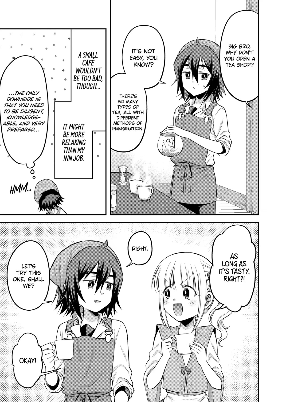 After Reincarnating, I Became the Son of Inkeepers Chapter 18 page 11 - Chapter 18: Black Tea and Rest
