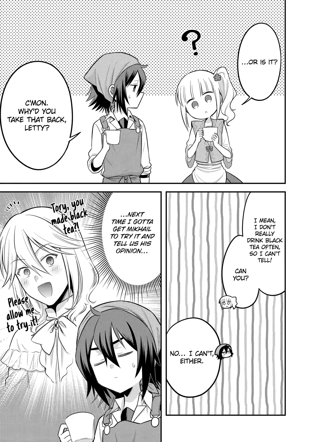After Reincarnating, I Became the Son of Inkeepers Chapter 18 page 13 - Chapter 18: Black Tea and Rest