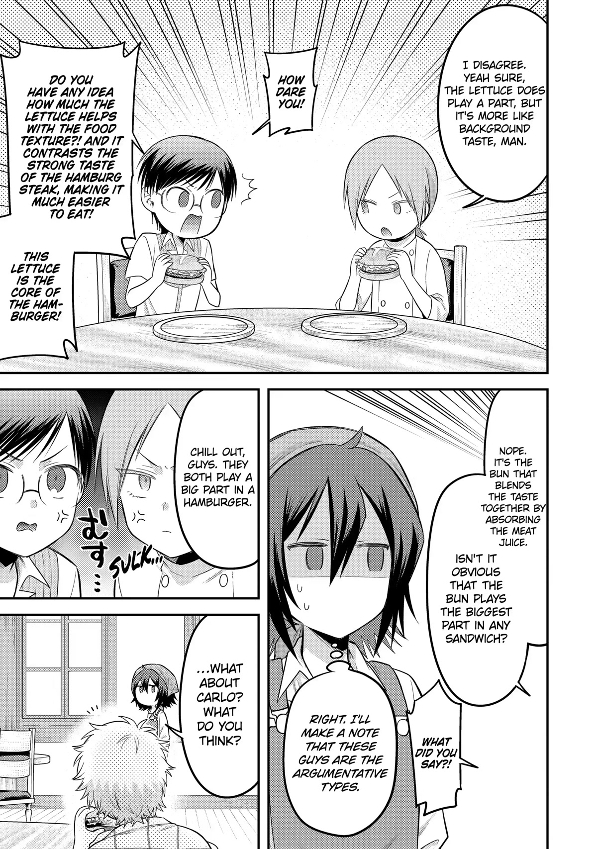 After Reincarnating, I Became the Son of Inkeepers Chapter 19 page 19 - Chapter 19: The Ultimate Hamburger Plan!