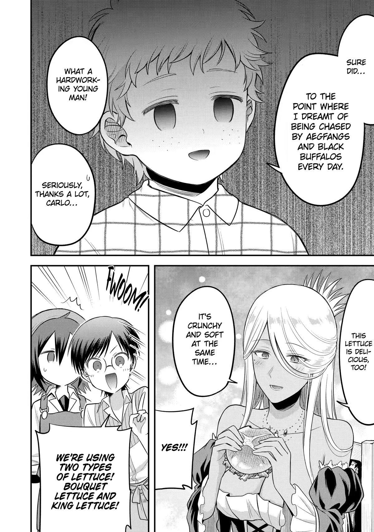 After Reincarnating, I Became the Son of Inkeepers Chapter 20 page 12 - Chapter 20: Hamburger Completed!