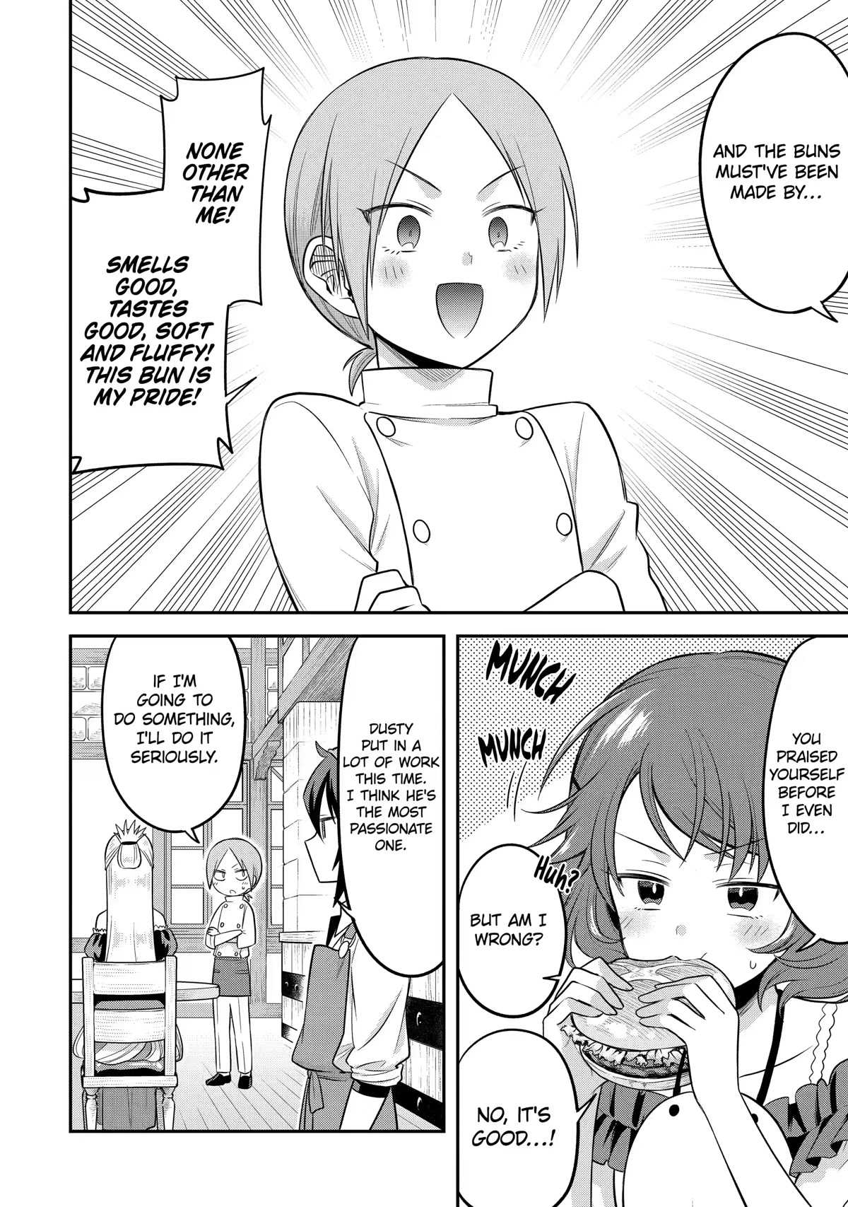 After Reincarnating, I Became the Son of Inkeepers Chapter 20 page 14 - Chapter 20: Hamburger Completed!
