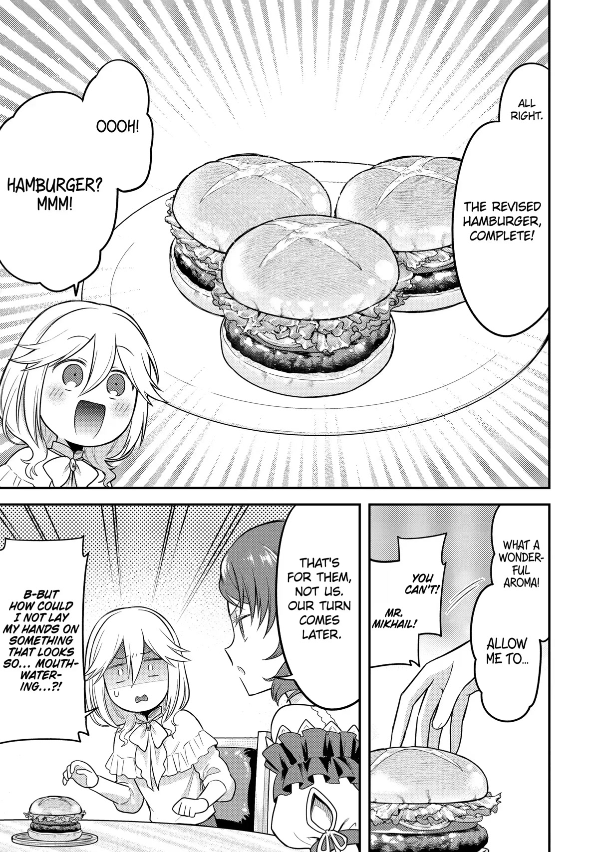 After Reincarnating, I Became the Son of Inkeepers Chapter 20 page 7 - Chapter 20: Hamburger Completed!