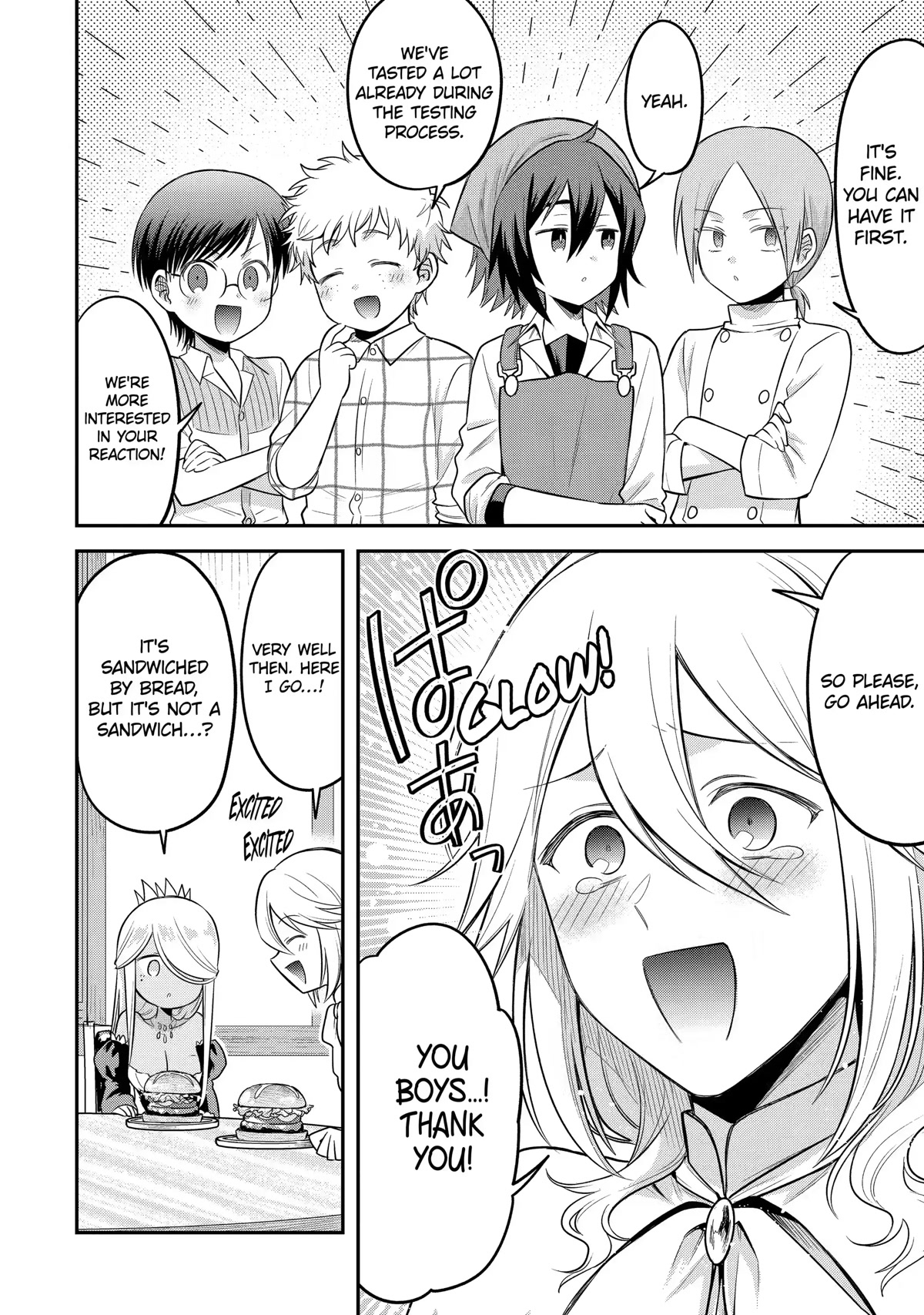 After Reincarnating, I Became the Son of Inkeepers Chapter 20 page 8 - Chapter 20: Hamburger Completed!