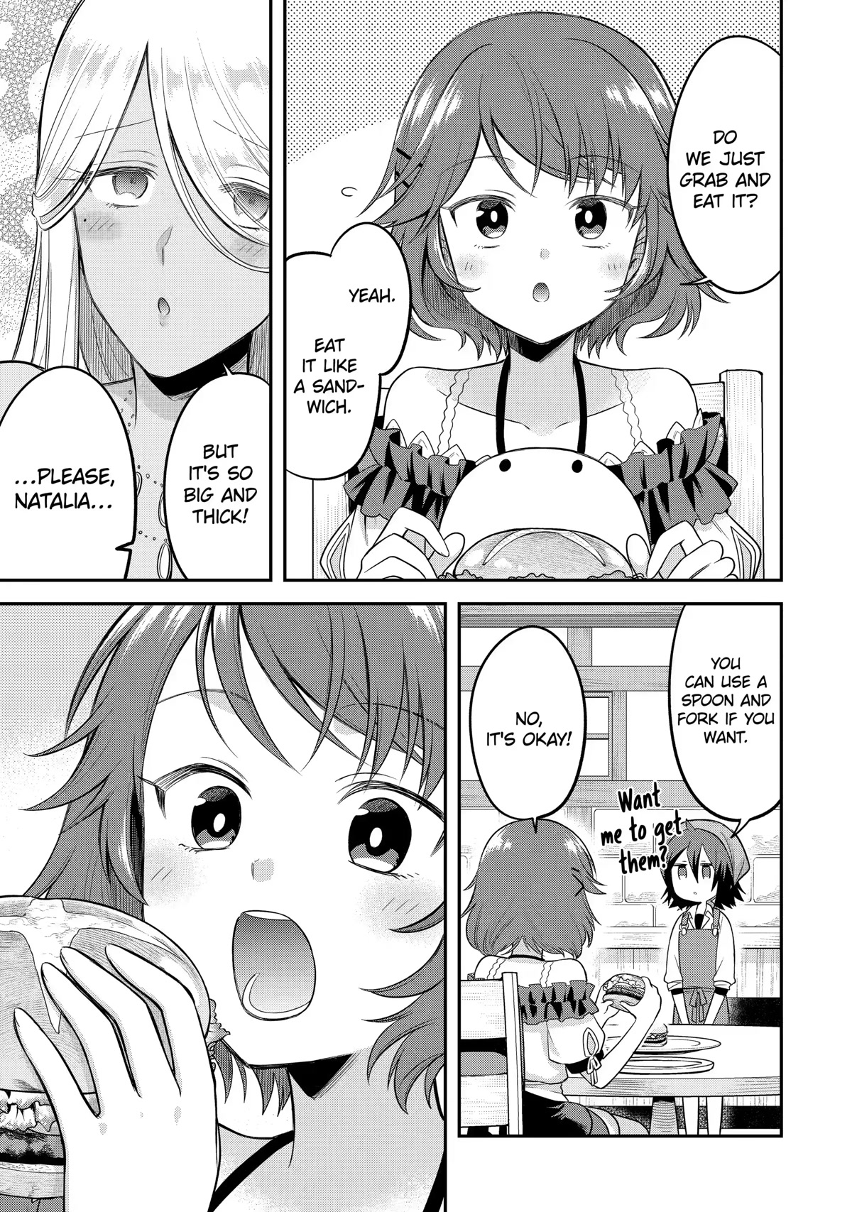 After Reincarnating, I Became the Son of Inkeepers Chapter 20 page 9 - Chapter 20: Hamburger Completed!