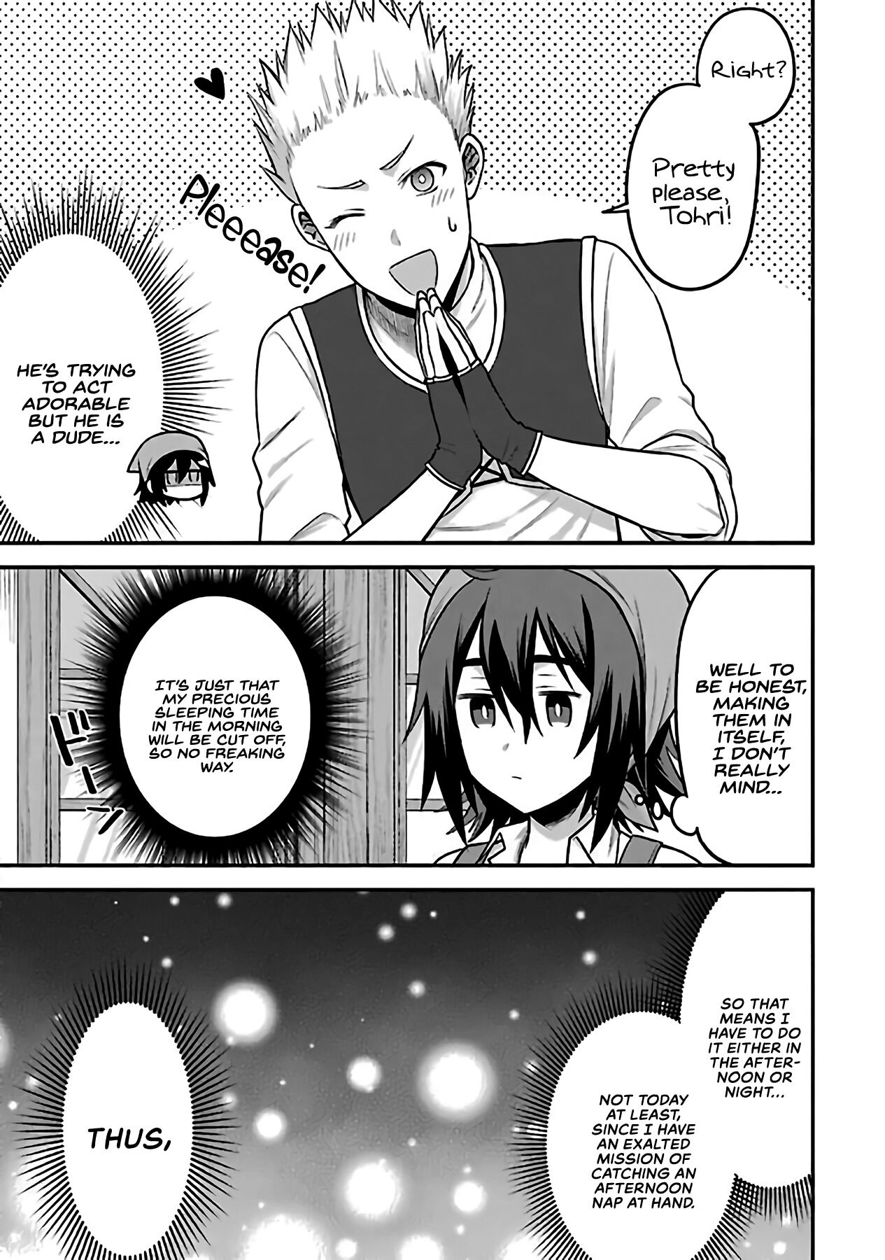 After Reincarnating, I Became the Son of Inkeepers Chapter 3 page 12 - Chapter 3: The Adventurer Trio