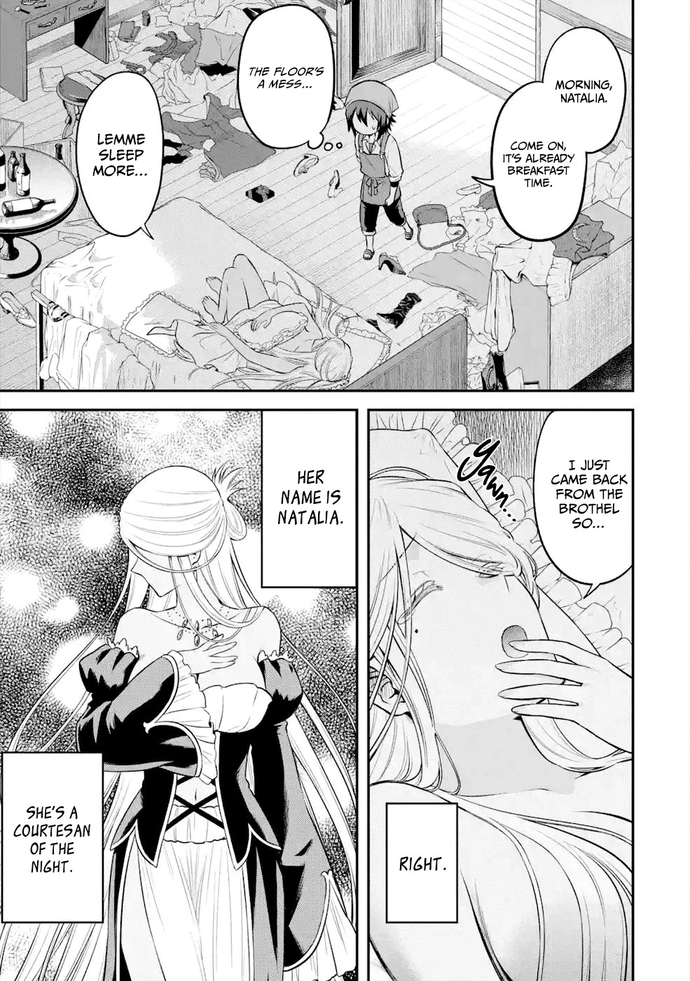 After Reincarnating, I Became the Son of Inkeepers Chapter 4 page 14 - Chapter 4: Urgath and Natalia