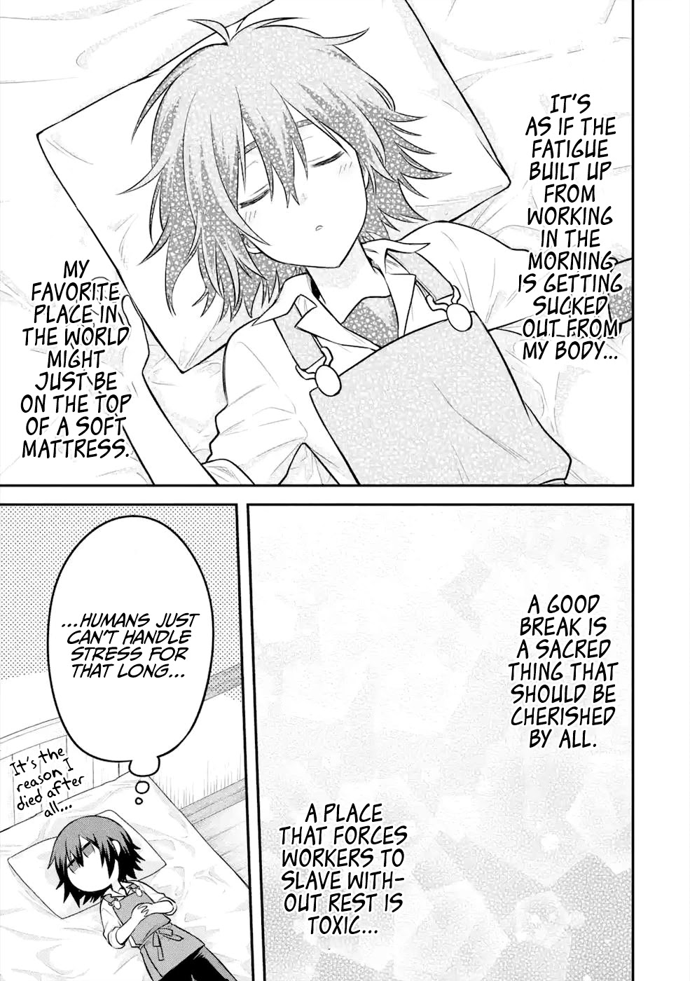 After Reincarnating, I Became the Son of Inkeepers Chapter 5 page 10 - Chapter 5: Break Time is For Sleeping