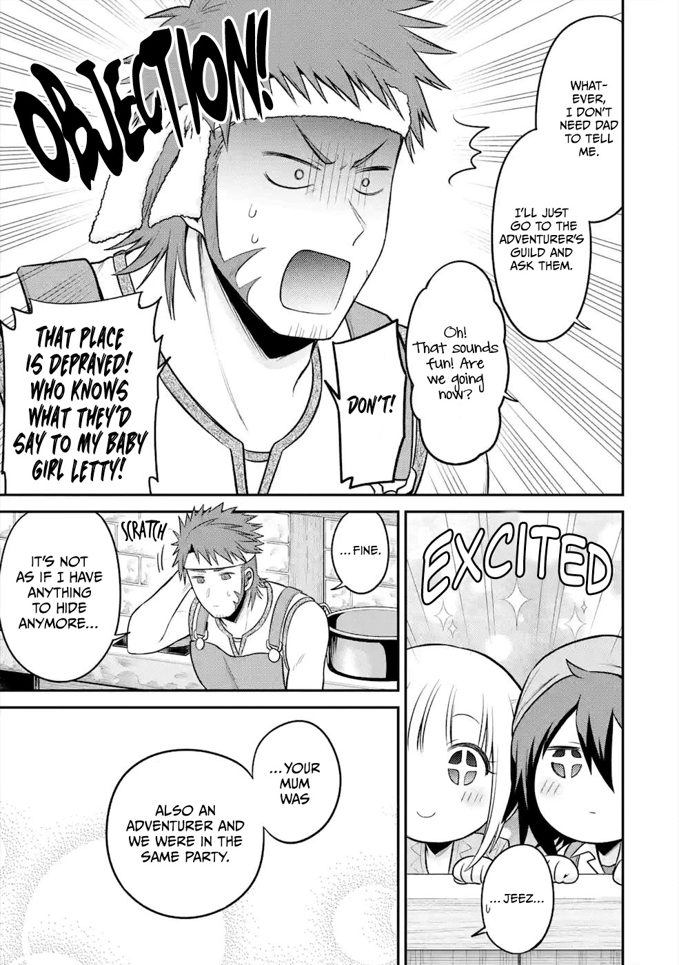 After Reincarnating, I Became the Son of Inkeepers Chapter 6 page 11 - Chapter 6: Former Adventurer Dad, Former Sorceress Mum