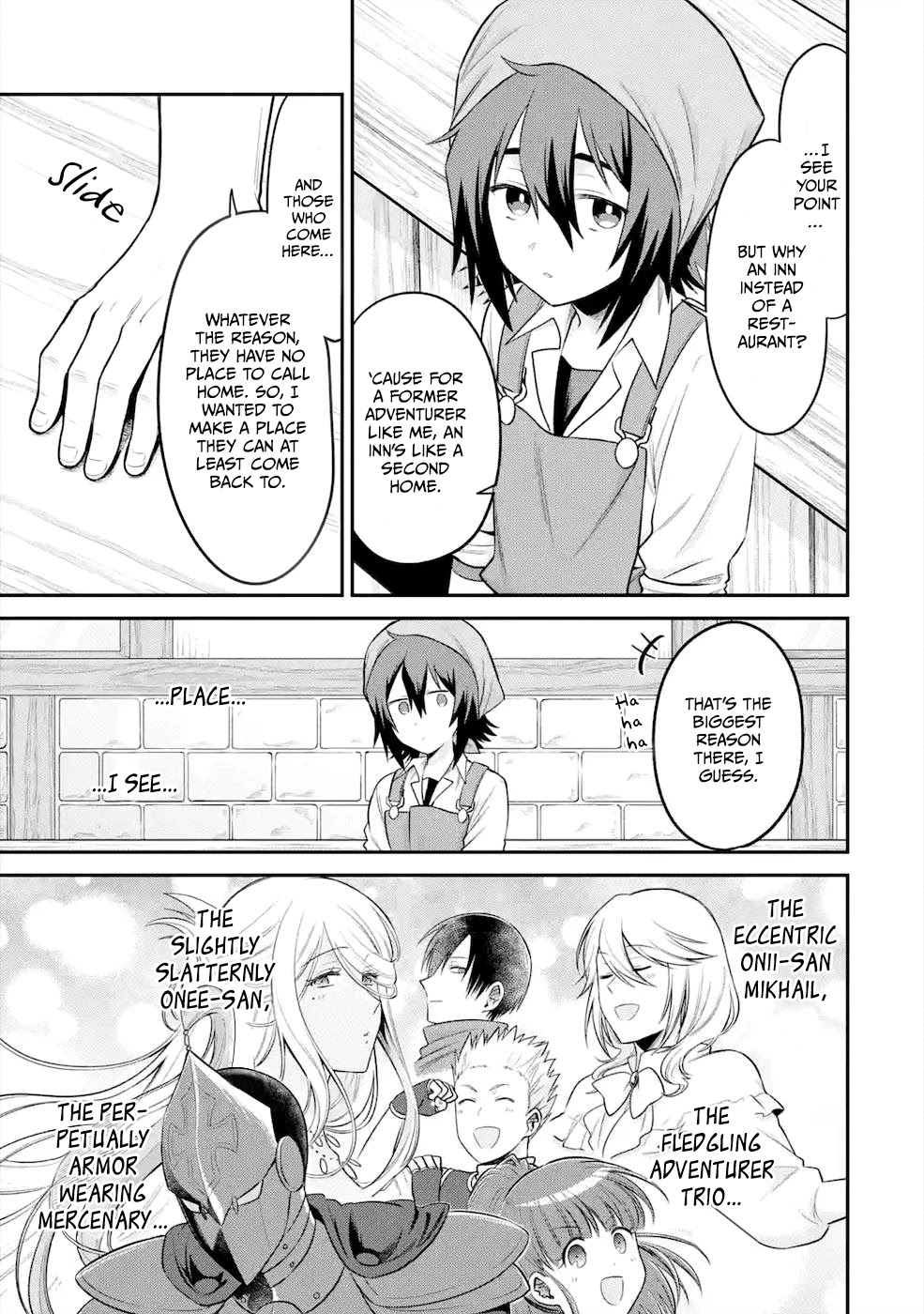 After Reincarnating, I Became the Son of Inkeepers Chapter 6 page 7 - Chapter 6: Former Adventurer Dad, Former Sorceress Mum