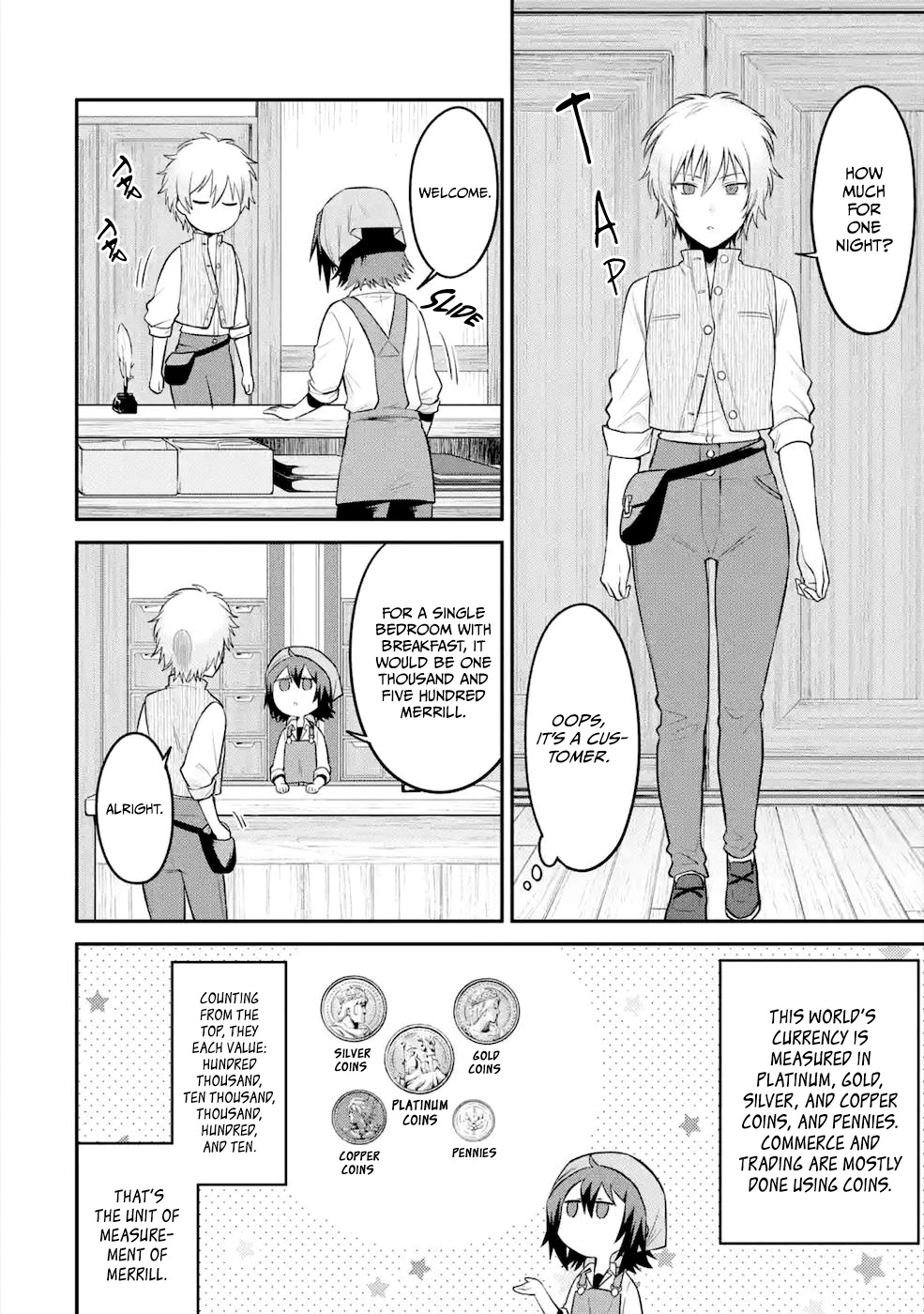 After Reincarnating, I Became the Son of Inkeepers Chapter 7 page 7 - Chapter 7: Postmeridian Strawberry Pie