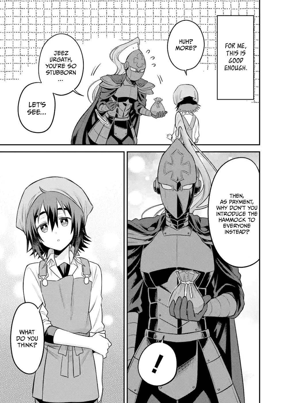 After Reincarnating, I Became the Son of Inkeepers Chapter 8 page 33 - Chapter 8: Let's Make a Hammock!