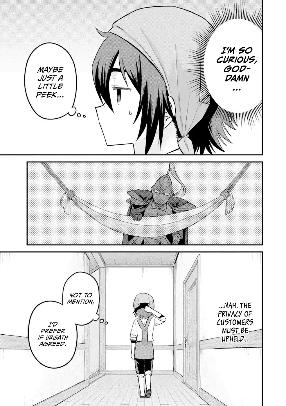 After Reincarnating, I Became the Son of Inkeepers Chapter 8 page 35 - Chapter 8: Let's Make a Hammock!