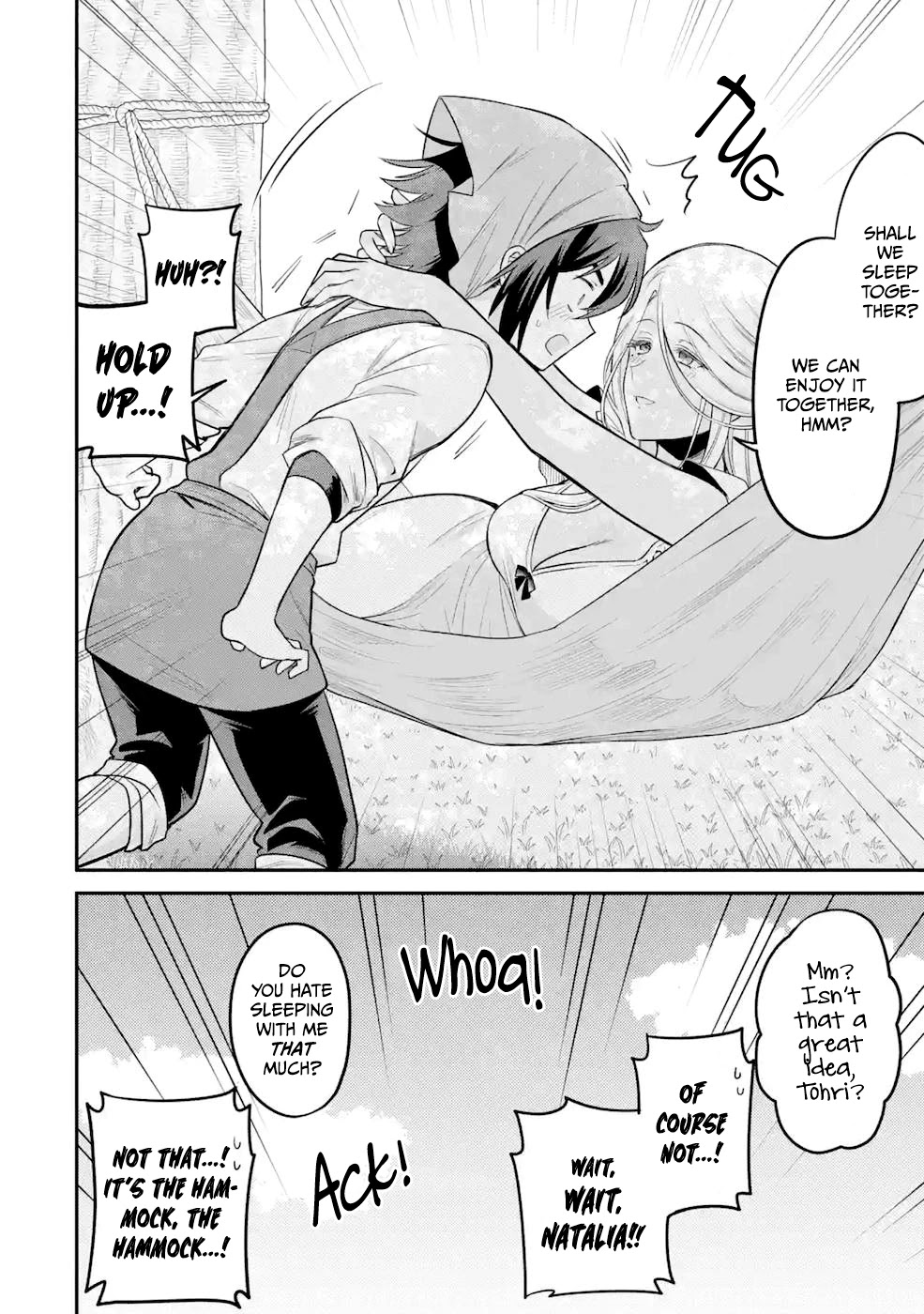 After Reincarnating, I Became the Son of Inkeepers Chapter 8 page 38 - Chapter 8: Let's Make a Hammock!