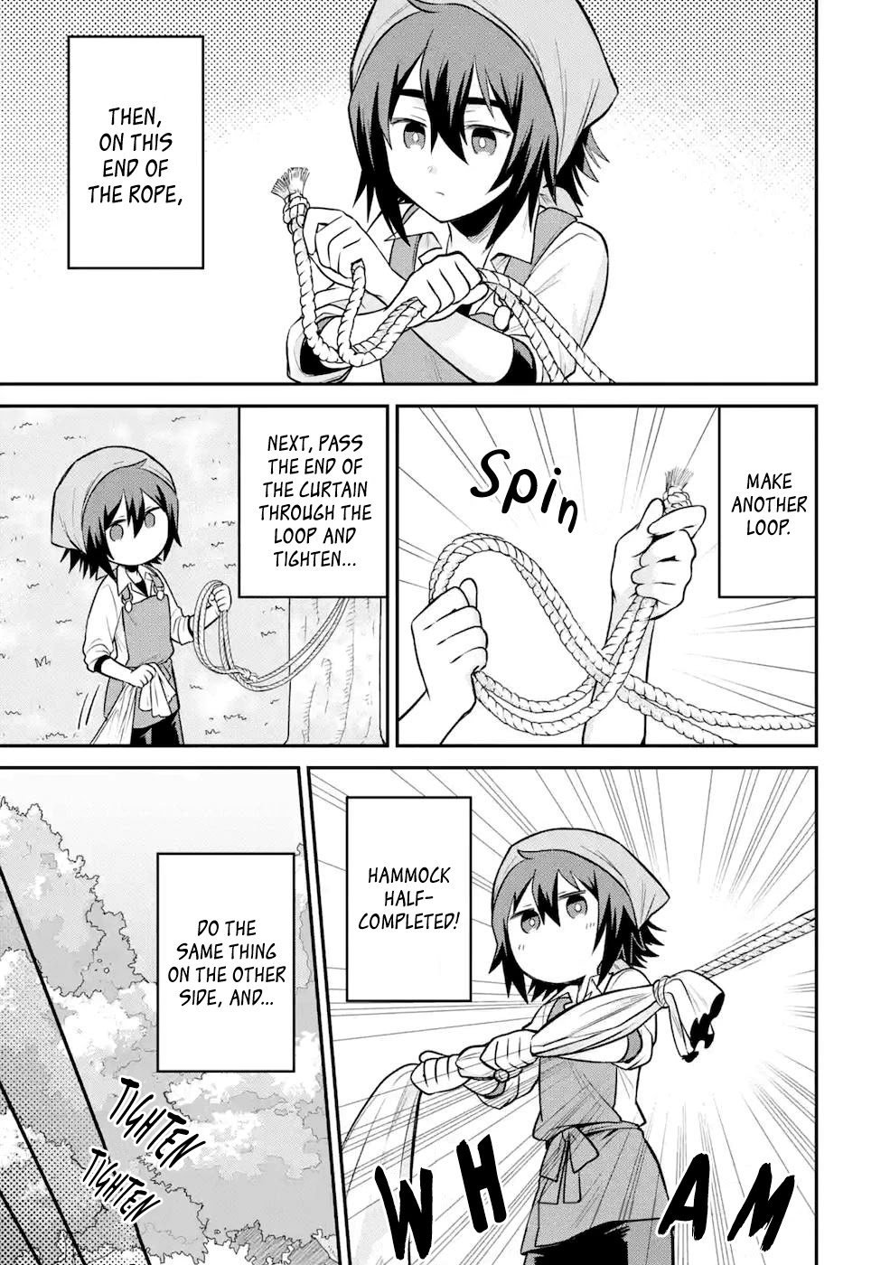 After Reincarnating, I Became the Son of Inkeepers Chapter 8 page 7 - Chapter 8: Let's Make a Hammock!