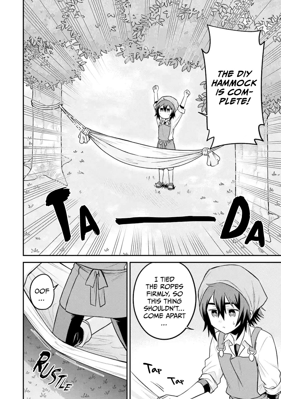 After Reincarnating, I Became the Son of Inkeepers Chapter 8 page 8 - Chapter 8: Let's Make a Hammock!