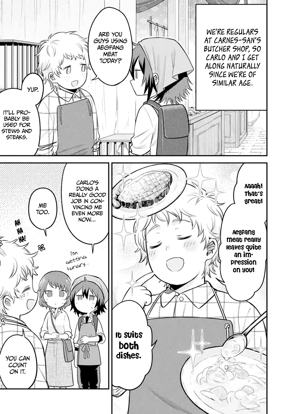 After Reincarnating, I Became the Son of Inkeepers Chapter 9 page 15 - Chapter 9: The Butcher's Son