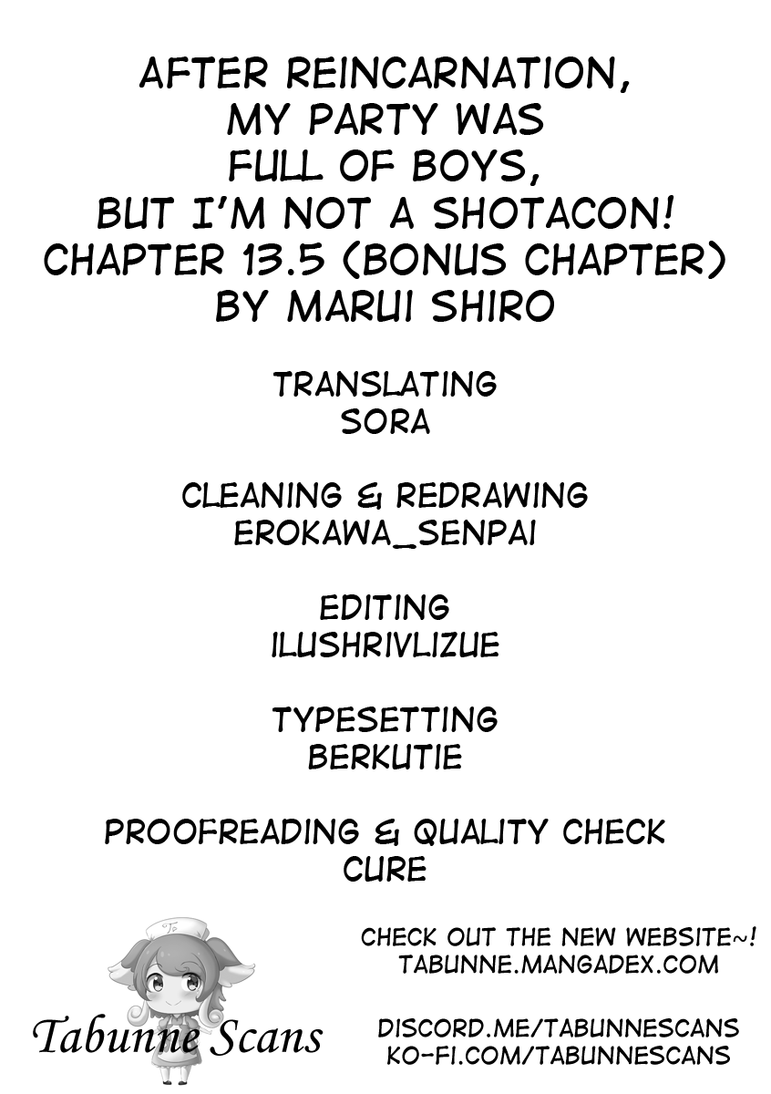 After Reincarnation, My Party Was Full Of Traps, But I'm Not A Shotacon! Chapter 13.5 page 20 - Chapter 13.5: Bonus Chapter