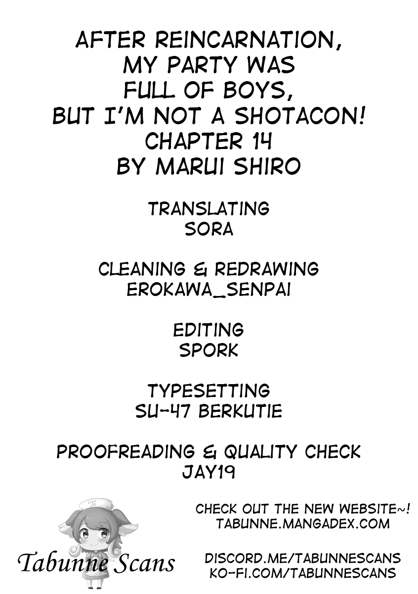 After Reincarnation, My Party Was Full Of Traps, But I'm Not A Shotacon! Chapter 14 page 14 - Chapter 14
