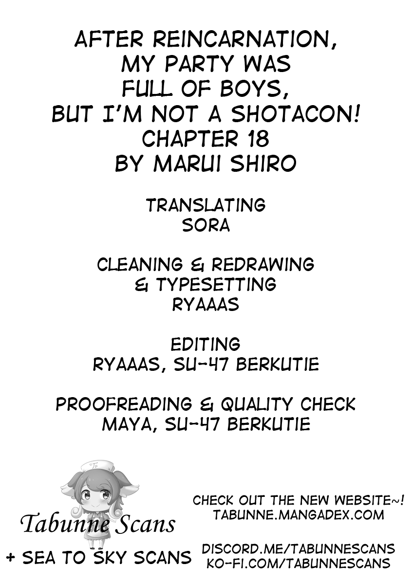 After Reincarnation, My Party Was Full Of Traps, But I'm Not A Shotacon! Chapter 18 page 13 - Chapter 18