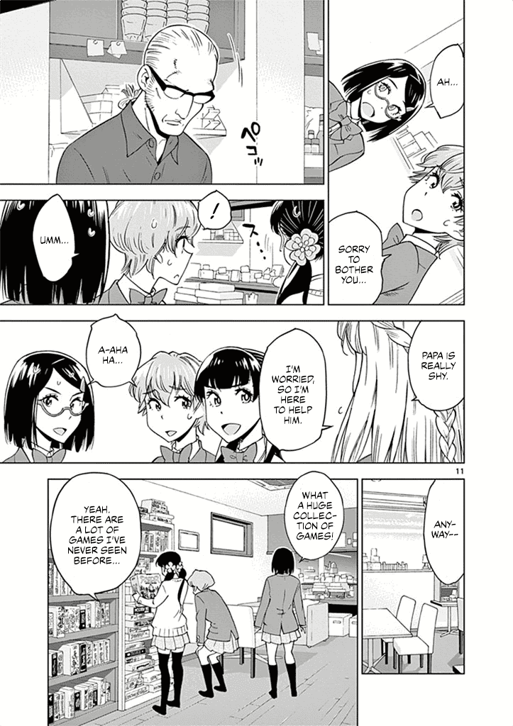 After School Dice Club Chapter 30 page 12 - Chapter 30: Board Game Cafe ❤