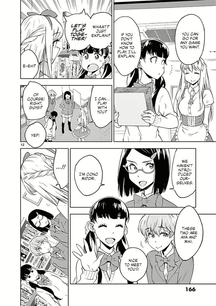 After School Dice Club Chapter 30 page 13 - Chapter 30: Board Game Cafe ❤