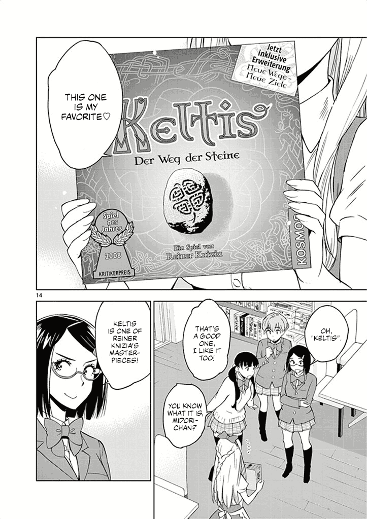 After School Dice Club Chapter 30 page 15 - Chapter 30: Board Game Cafe ❤
