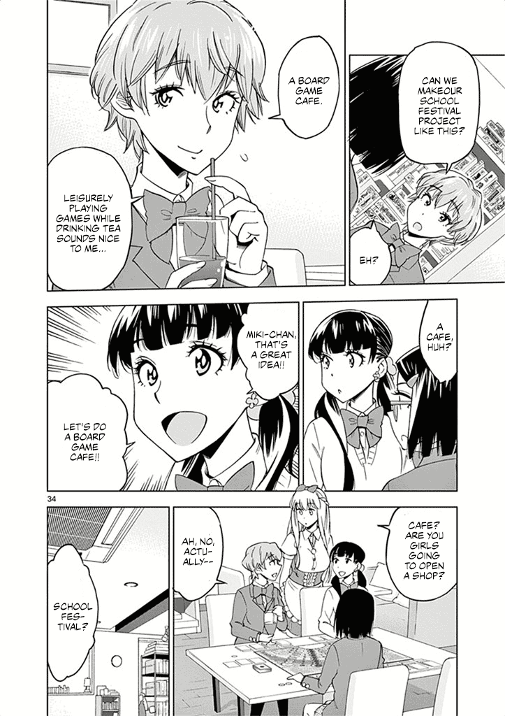 After School Dice Club Chapter 30 page 35 - Chapter 30: Board Game Cafe ❤