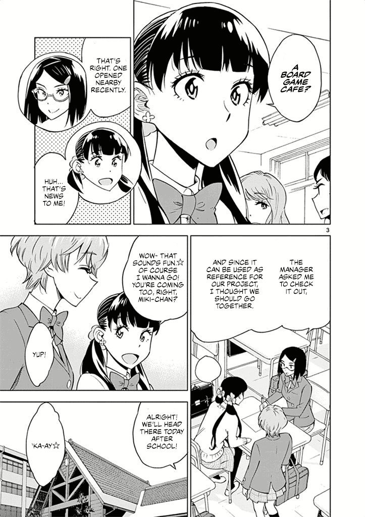 After School Dice Club Chapter 30 page 4 - Chapter 30: Board Game Cafe ❤