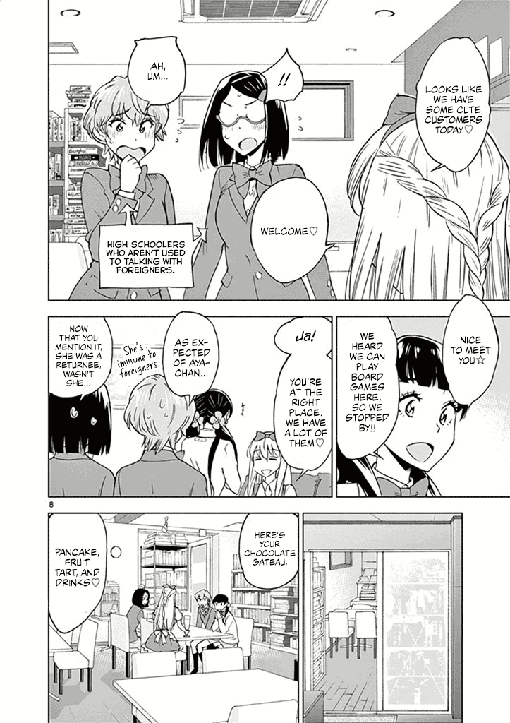 After School Dice Club Chapter 30 page 9 - Chapter 30: Board Game Cafe ❤