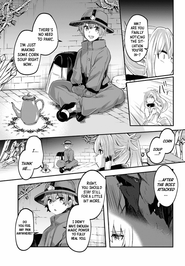 After School Labyrinth Adventurer ~I'm Now Able to Go Back and Forth Between Japan and Another World, and I'll Work Hard to Level Up~ Chapter 1 page 14 - Chapter 1: Helping a Slave in the Dungeon