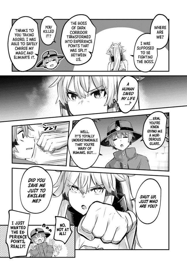 After School Labyrinth Adventurer ~I'm Now Able to Go Back and Forth Between Japan and Another World, and I'll Work Hard to Level Up~ Chapter 1 page 15 - Chapter 1: Helping a Slave in the Dungeon