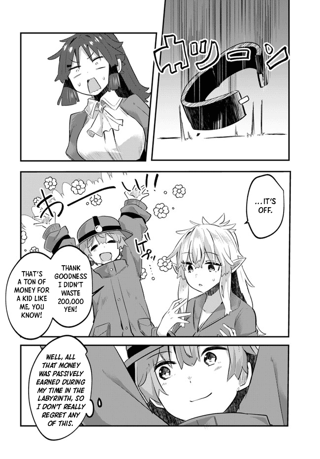 After School Labyrinth Adventurer ~I'm Now Able to Go Back and Forth Between Japan and Another World, and I'll Work Hard to Level Up~ Chapter 1 page 35 - Chapter 1: Helping a Slave in the Dungeon