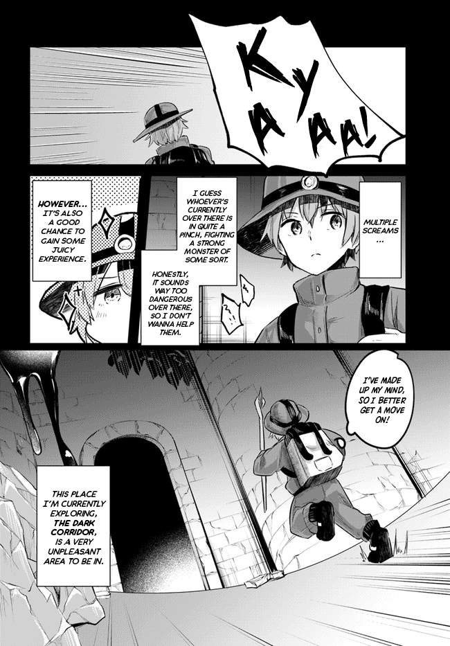 After School Labyrinth Adventurer ~I'm Now Able to Go Back and Forth Between Japan and Another World, and I'll Work Hard to Level Up~ Chapter 1 page 5 - Chapter 1: Helping a Slave in the Dungeon